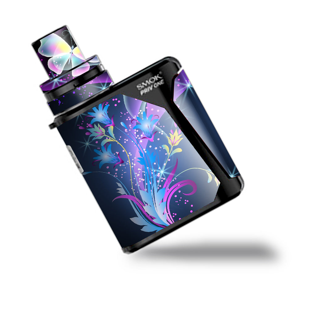  Glowing Butterflies In Flight Smok Priv One Skin