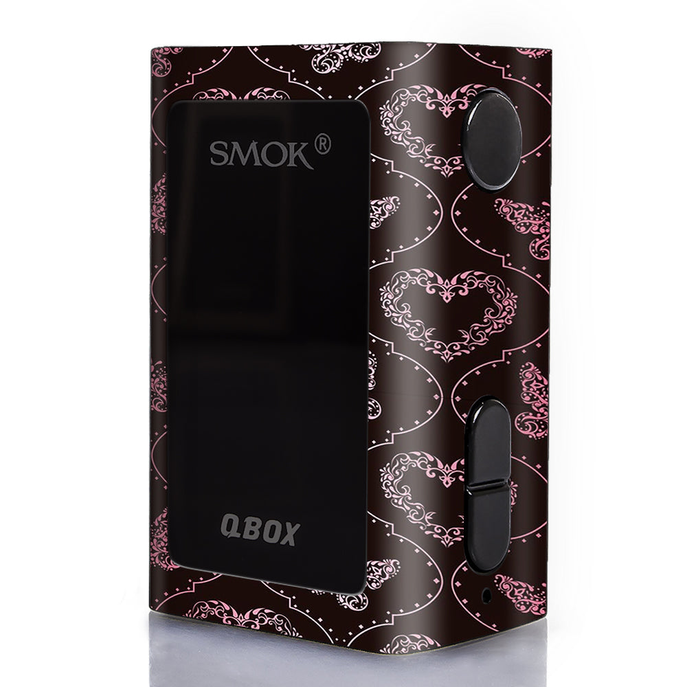  Butterfly Heart Pattern Smok Q-Box Skin