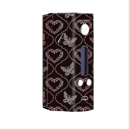  Butterfly Heart Pattern Wismec Reuleaux RX200 Skin