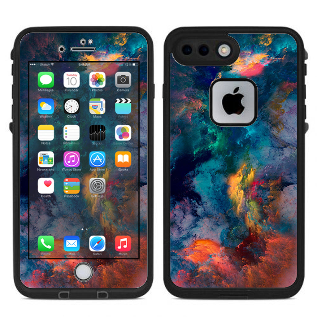  Color Storm Watercolors Lifeproof Fre iPhone 7 Plus or iPhone 8 Plus Skin