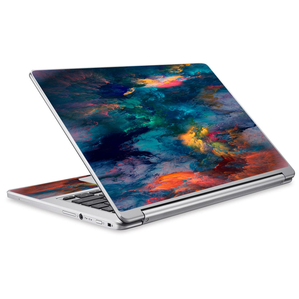  Color Storm Watercolors Acer Chromebook R13 Skin