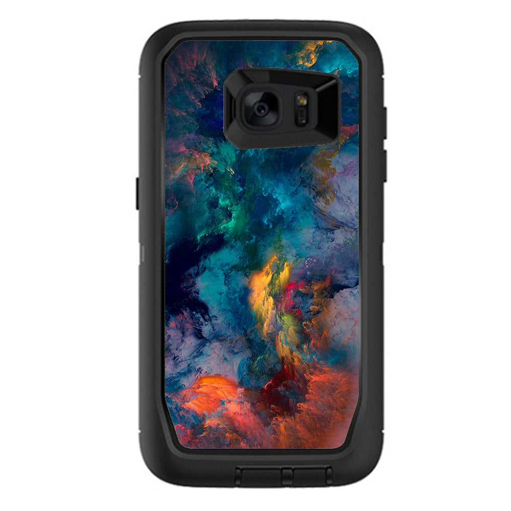  Color Storm Watercolors Otterbox Defender Samsung Galaxy S7 Edge Skin