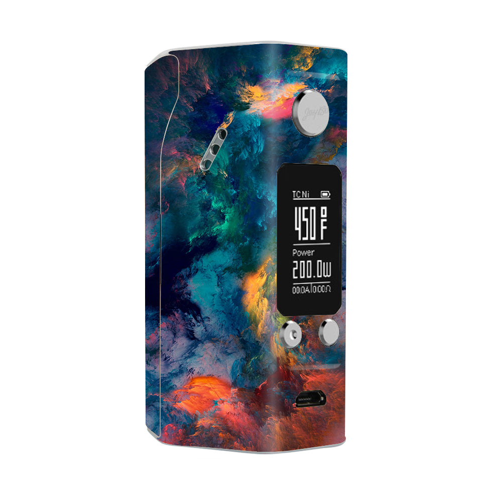  Color Storm Watercolors Wismec Reuleaux RX200S Skin