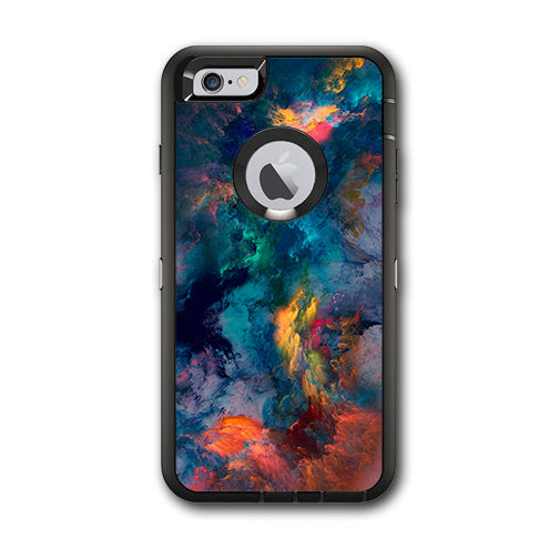  Color Storm Watercolors Otterbox Defender iPhone 6 PLUS Skin