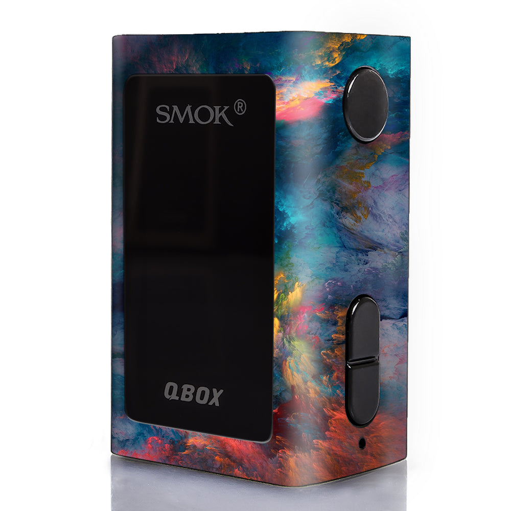  Color Storm Watercolors Smok Q-Box Skin