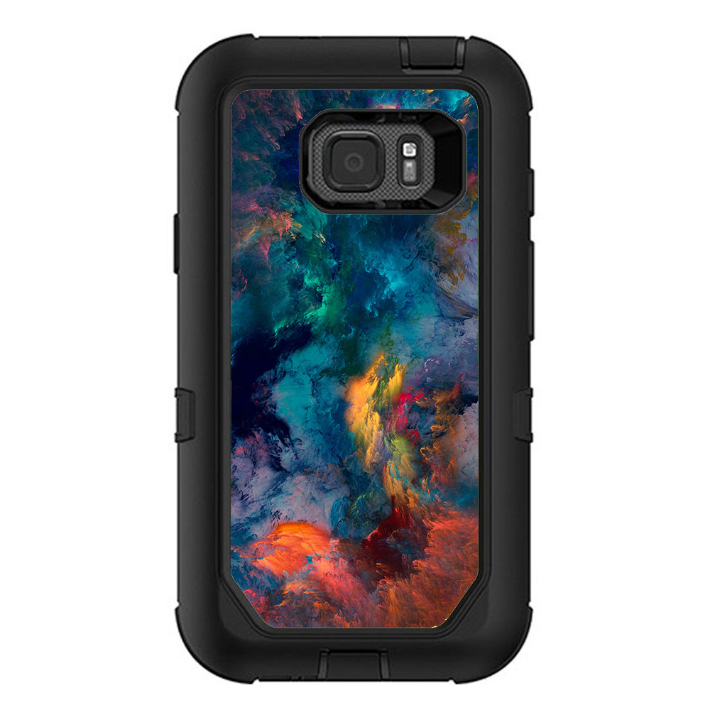  Color Storm Watercolors Otterbox Defender Samsung Galaxy S7 Active Skin