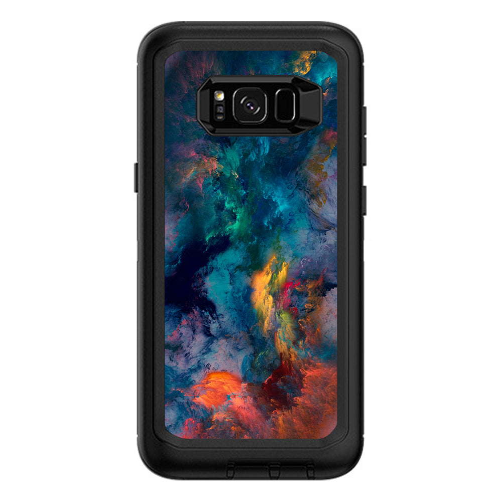  Color Storm Watercolors Otterbox Defender Samsung Galaxy S8 Plus Skin