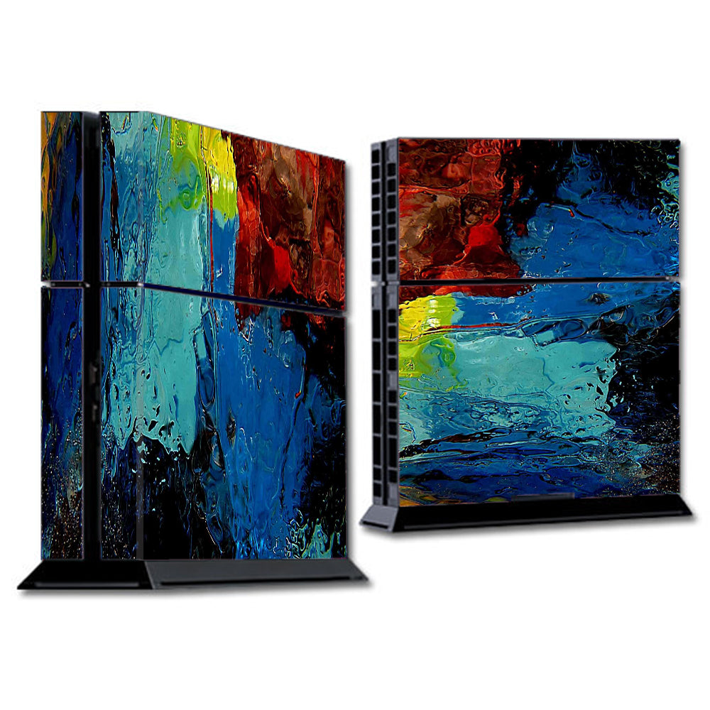  Oil Paint Color Scheme Sony Playstation PS4 Skin