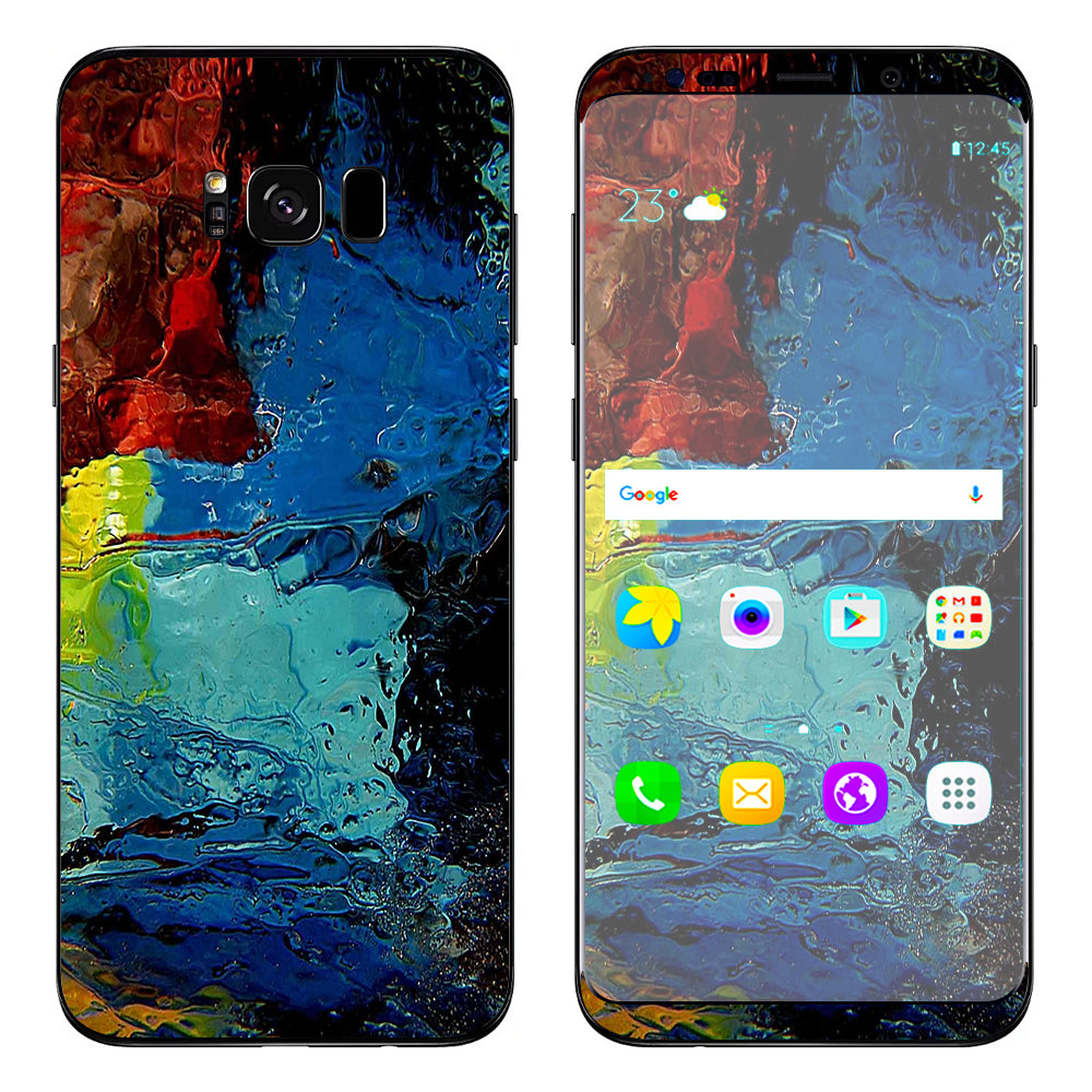  Oil Paint Color Scheme Samsung Galaxy S8 Skin