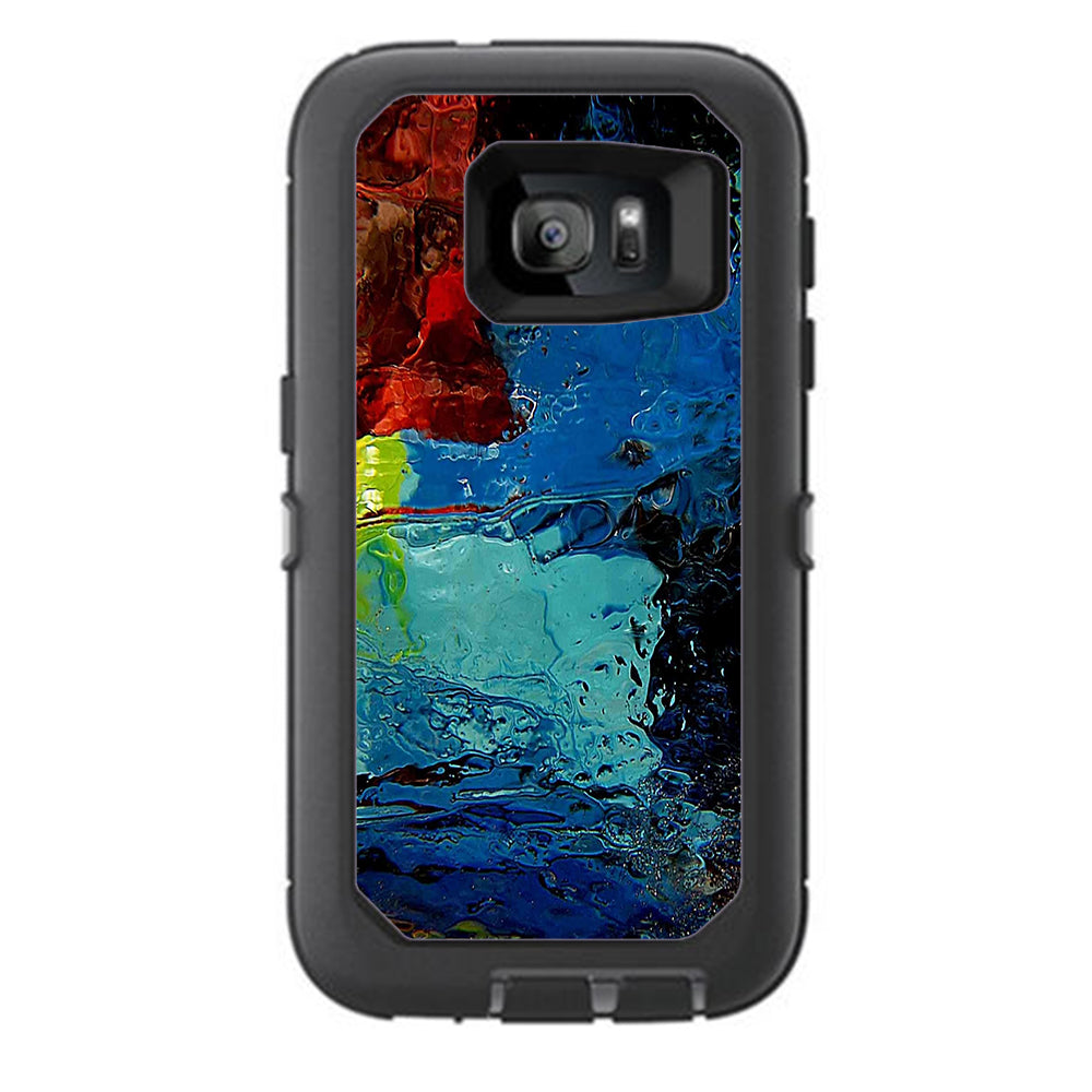  Oil Paint Color Scheme Otterbox Defender Samsung Galaxy S7 Skin