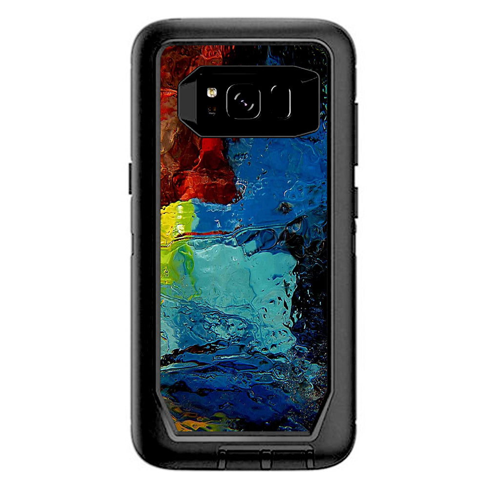  Oil Paint Color Scheme Otterbox Defender Samsung Galaxy S8 Skin