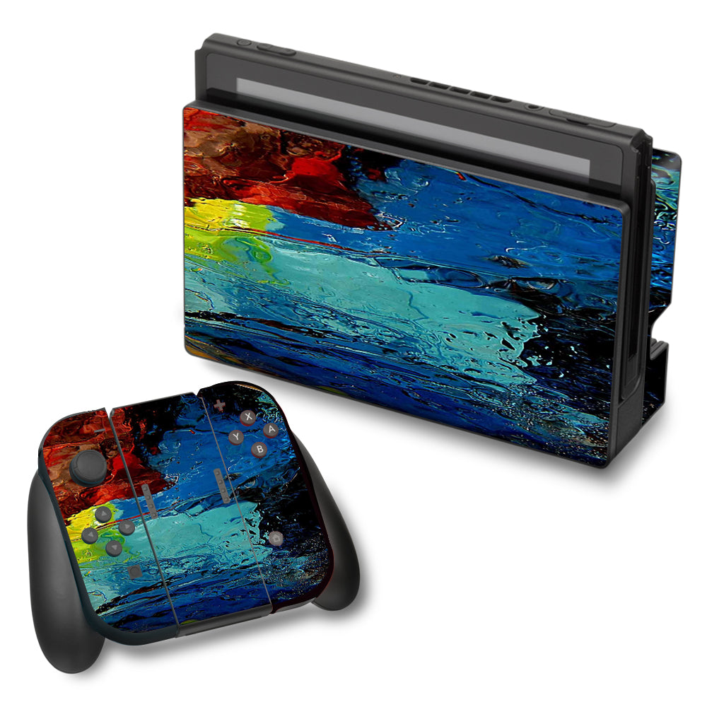  Oil Paint Color Scheme Nintendo Switch Skin