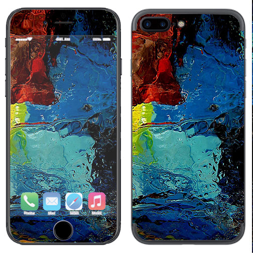  Oil Paint Color Scheme Apple  iPhone 7+ Plus / iPhone 8+ Plus Skin