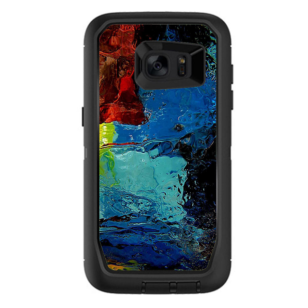  Oil Paint Color Scheme Otterbox Defender Samsung Galaxy S7 Edge Skin