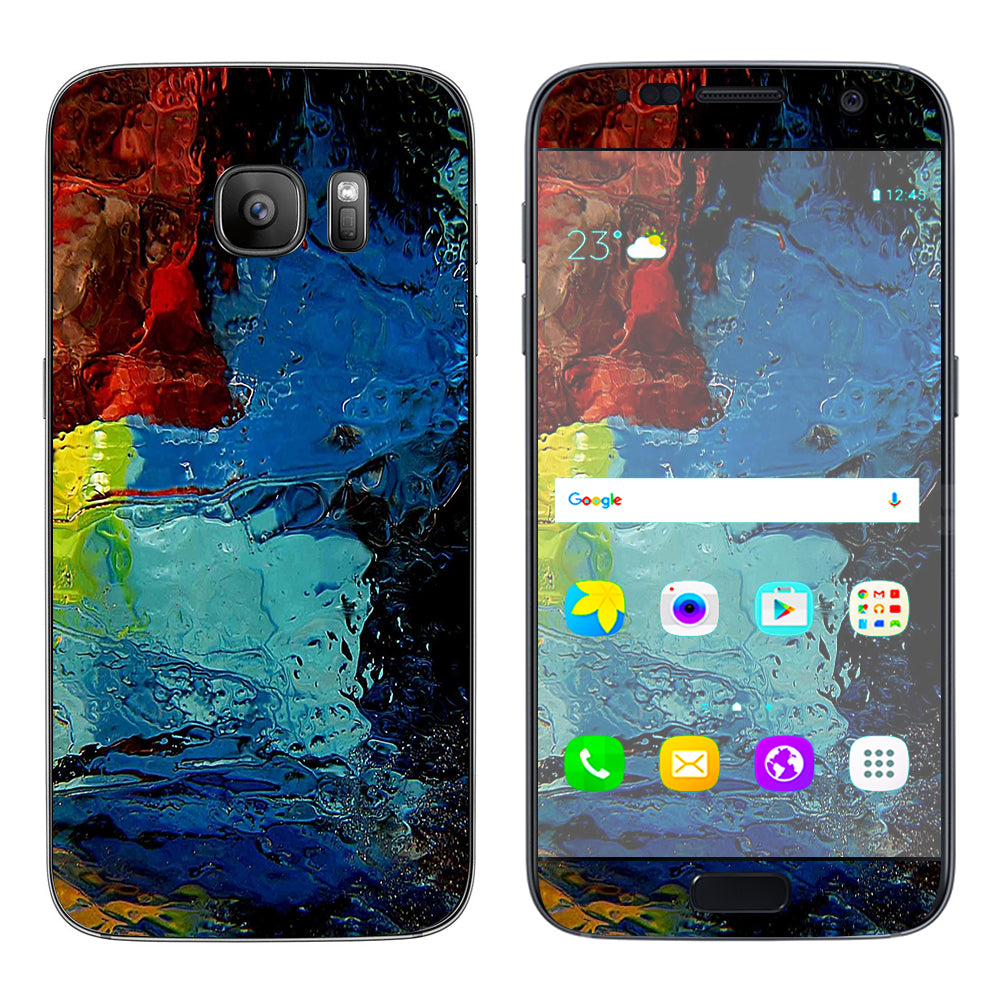  Oil Paint Color Scheme Samsung Galaxy S7 Skin