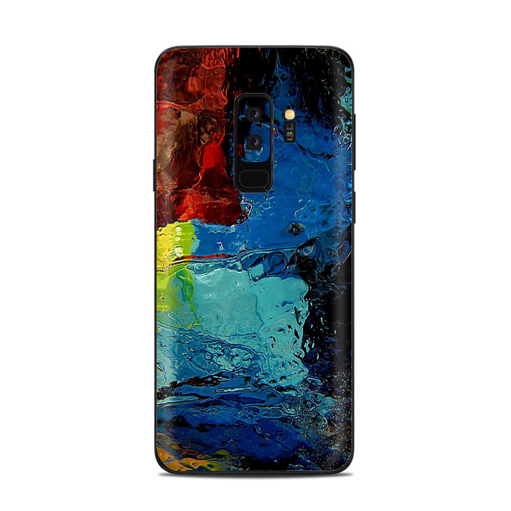  Oil Paint Color Scheme Samsung Galaxy S9 Plus Skin