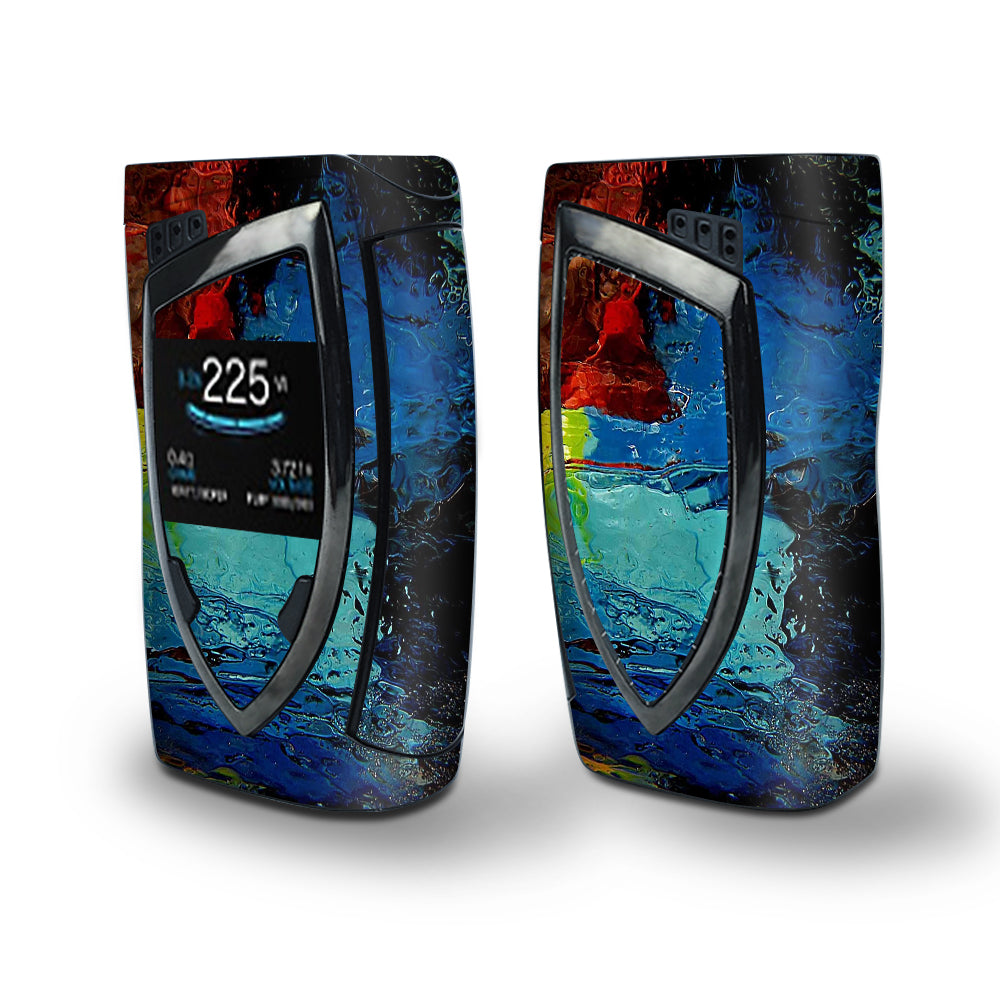 Skin Decal Vinyl Wrap for Smok Devilkin Kit 225w Vape (includes TFV12 Prince Tank Skins) skins cover/ oil paint color scheme