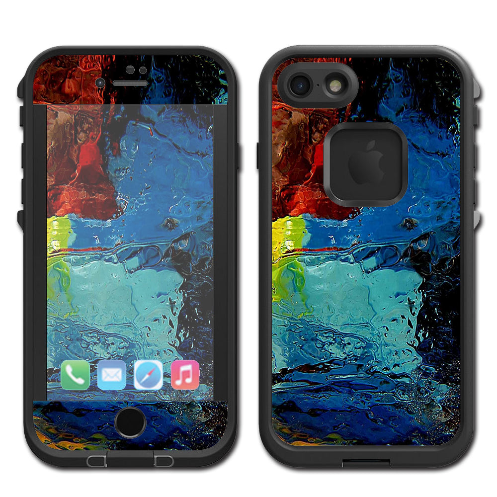  Oil Paint Color Scheme Lifeproof Fre iPhone 7 or iPhone 8 Skin