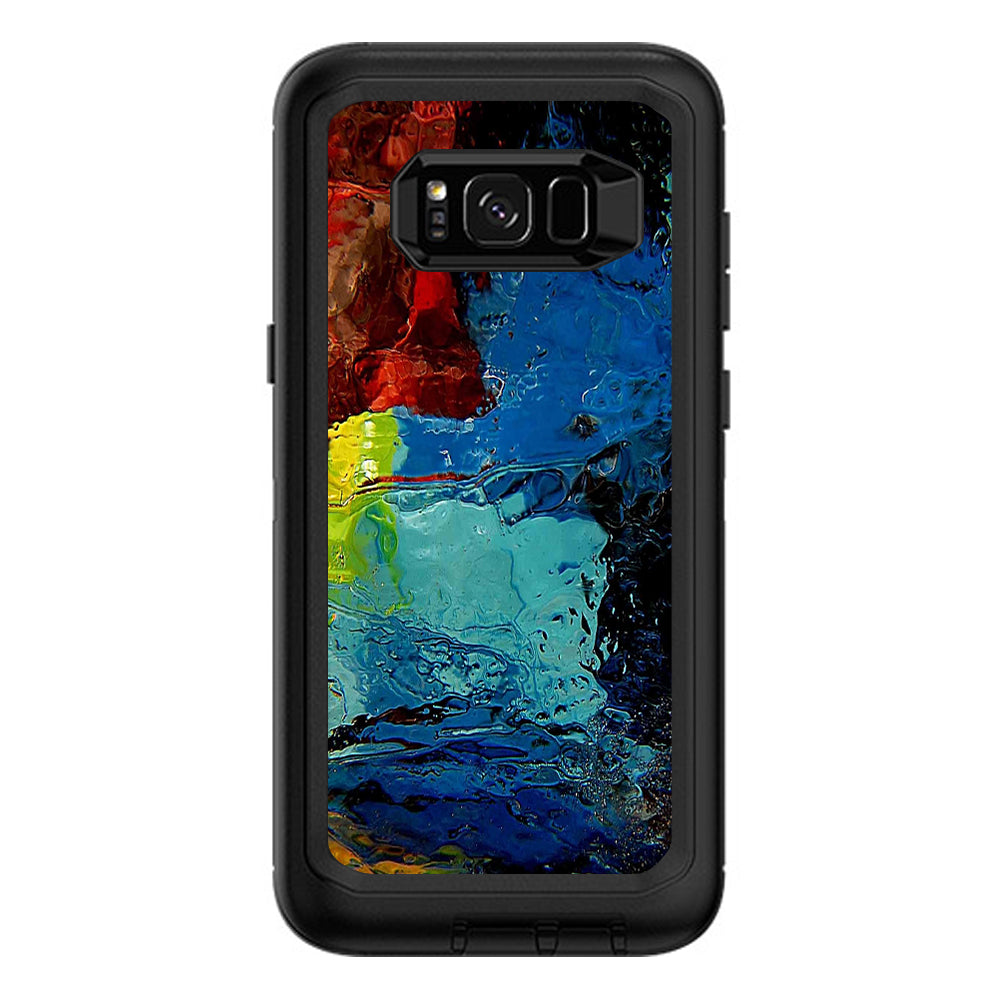  Oil Paint Color Scheme Otterbox Defender Samsung Galaxy S8 Plus Skin