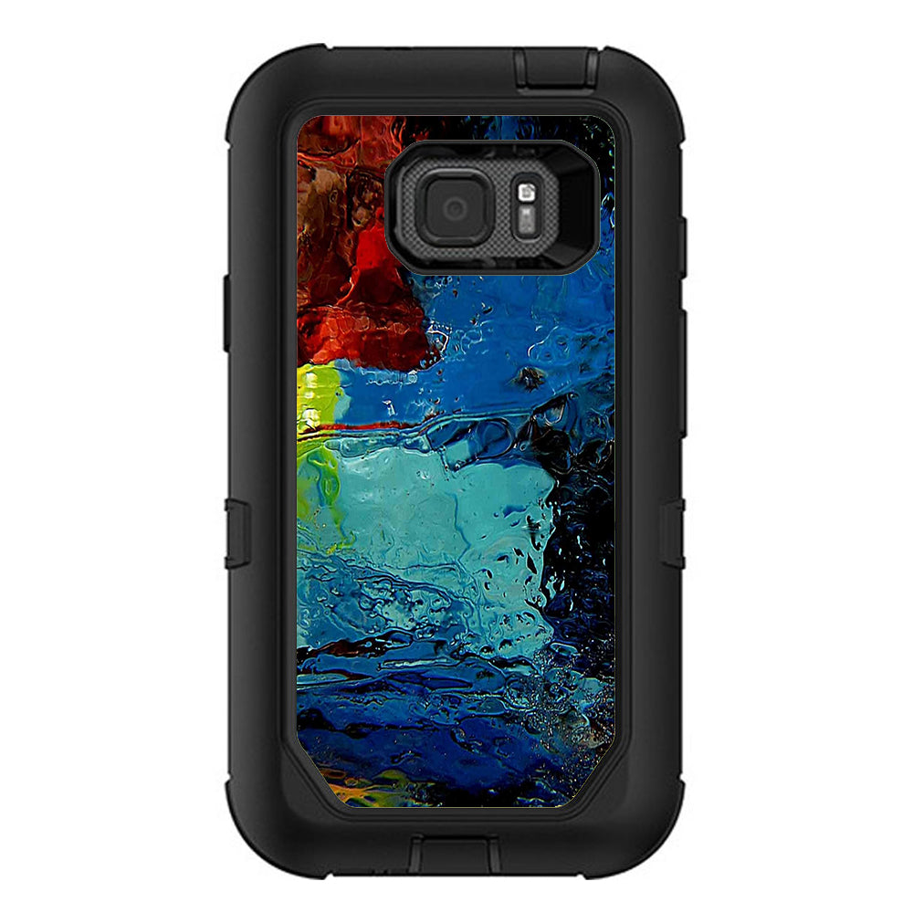  Oil Paint Color Scheme Otterbox Defender Samsung Galaxy S7 Active Skin