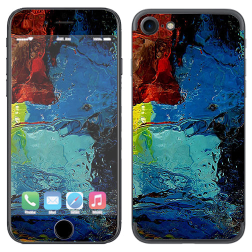  Oil Paint Color Scheme Apple iPhone 7 or iPhone 8 Skin