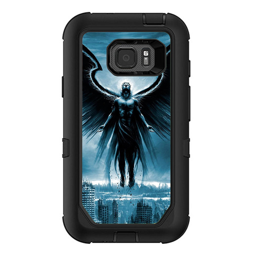  Dark Angel Wings Over City Otterbox Defender Samsung Galaxy S7 Active Skin