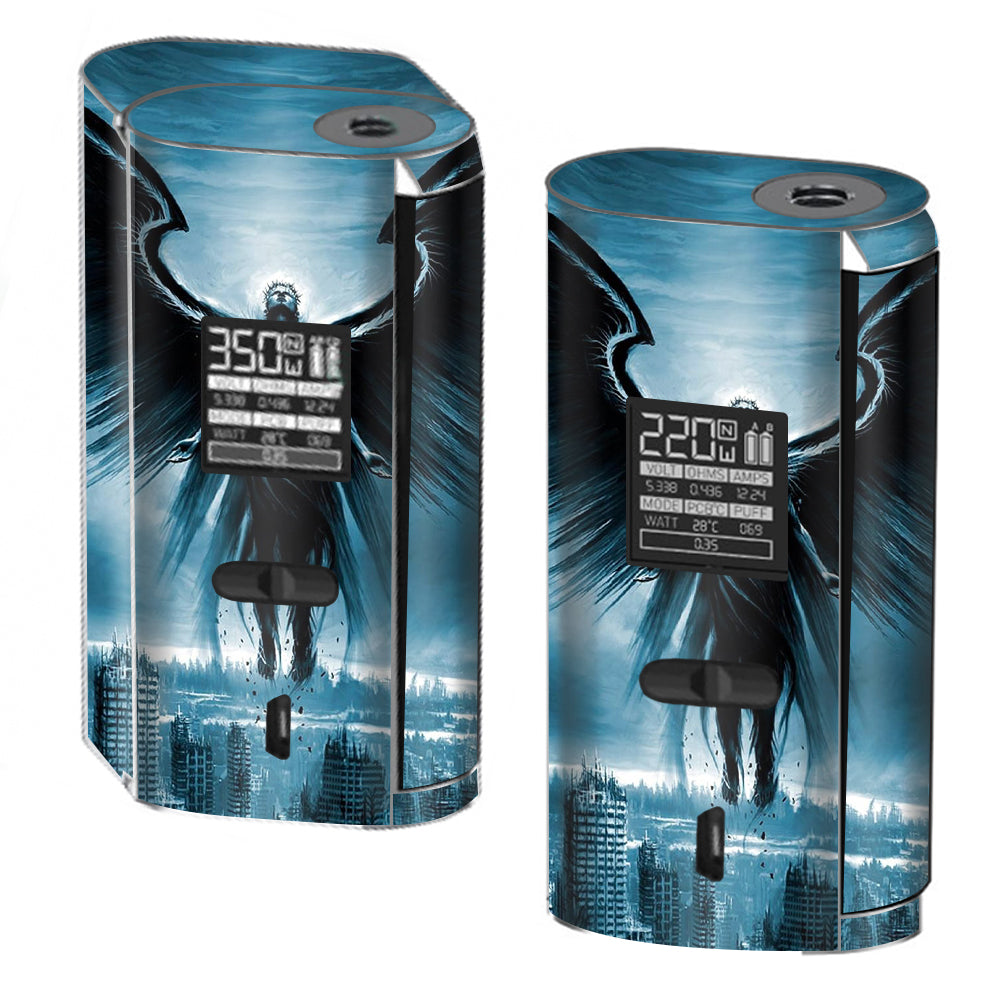  Dark Angel Wings Over City Smok GX2/4 350w Skin
