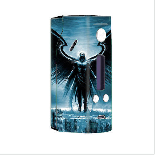  Dark Angel Wings Over City Wismec Reuleaux RX200 Skin