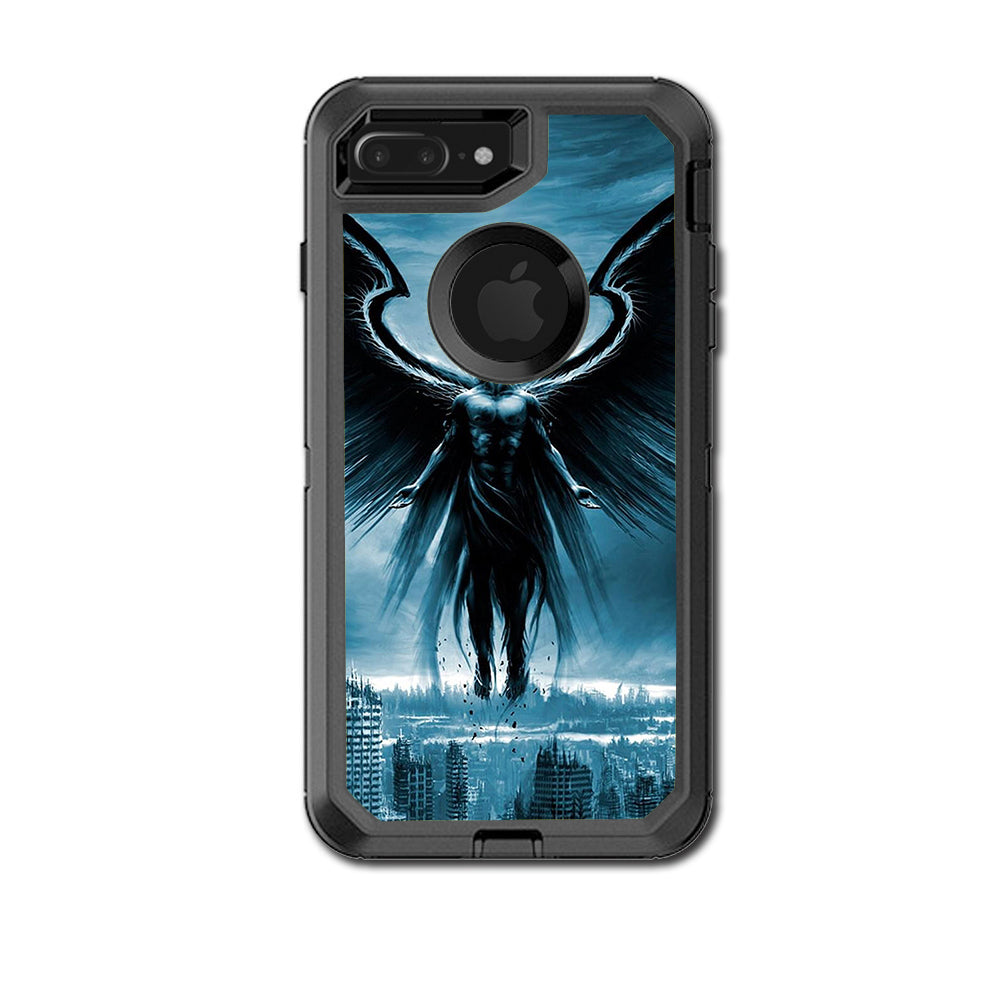  Dark Angel Wings Over City Otterbox Defender iPhone 7+ Plus or iPhone 8+ Plus Skin