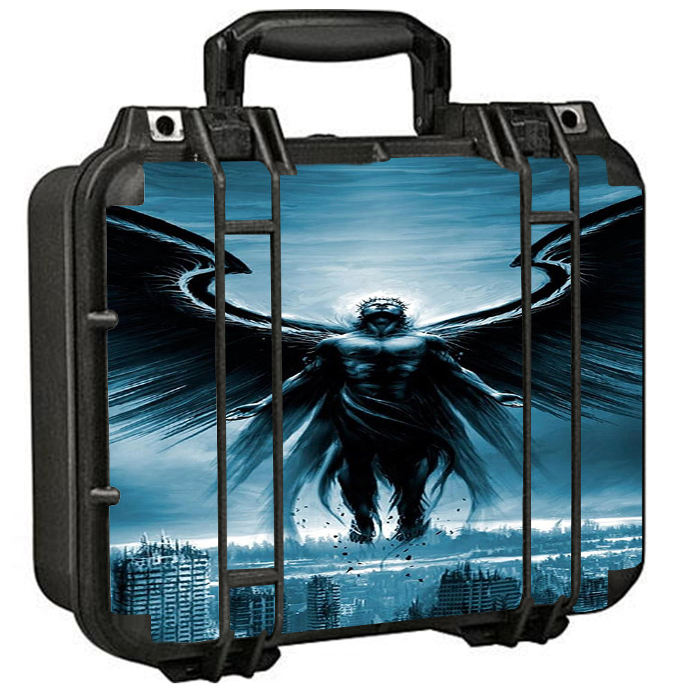  Dark Angel Wings Over City Pelican Case 1400 Skin