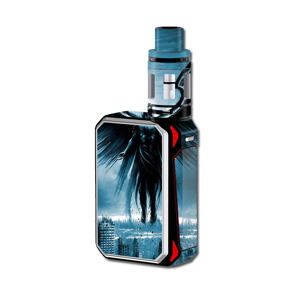  Dark Angel Wings Over City Smok G-Priv 220W Skin