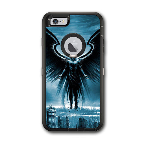  Dark Angel Wings Over City Otterbox Defender iPhone 6 PLUS Skin