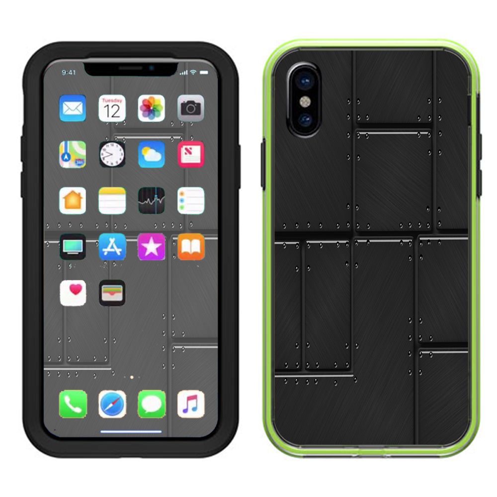  Metal Plate Door Lifeproof Slam Case iPhone X Skin