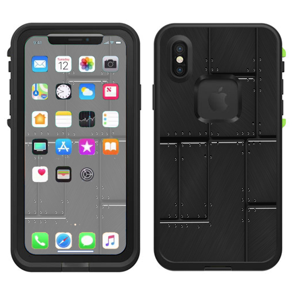  Metal Plate Door Lifeproof Fre Case iPhone X Skin