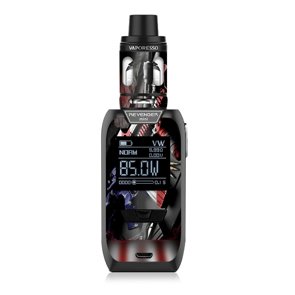  Ar Military Rifle America Flag Vaporesso Revenger Mini 85w Skin