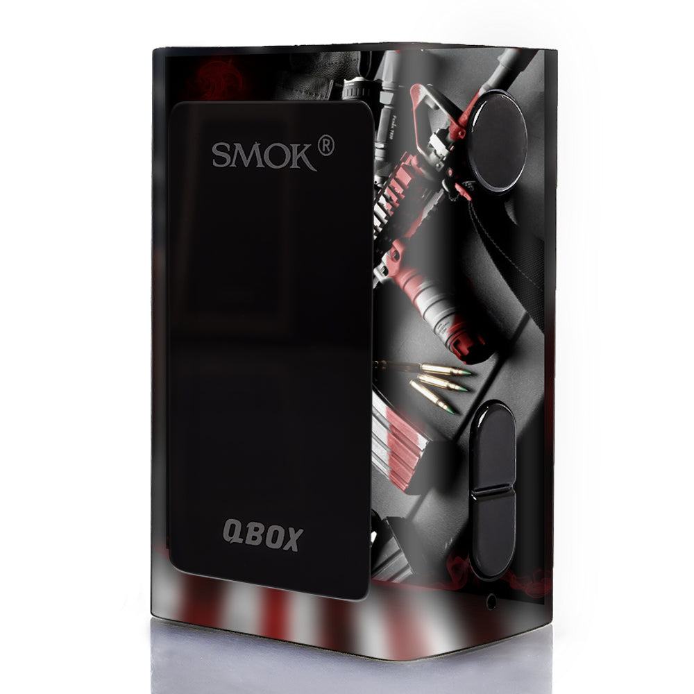  Ar Military Rifle America Flag Smok Q-Box Skin