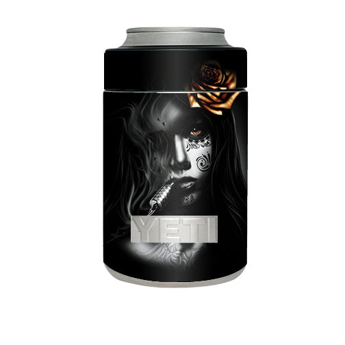  Dark Rose Tattoo Girl Yeti Rambler Colster Skin