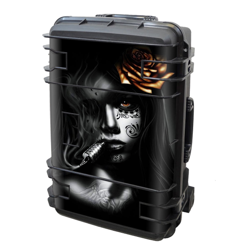  Dark Rose Tattoo Girl Seahorse Case Se-920 Skin