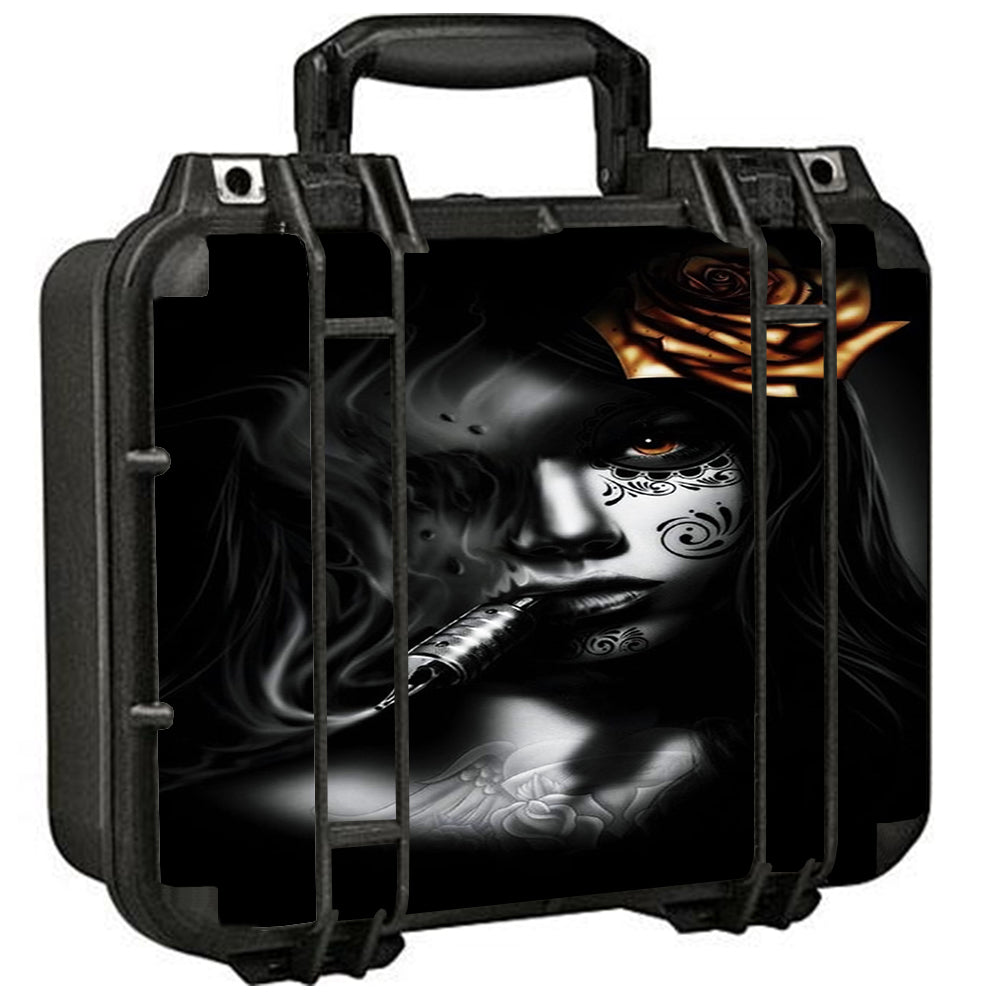  Dark Rose Tattoo Girl Pelican Case 1400 Skin