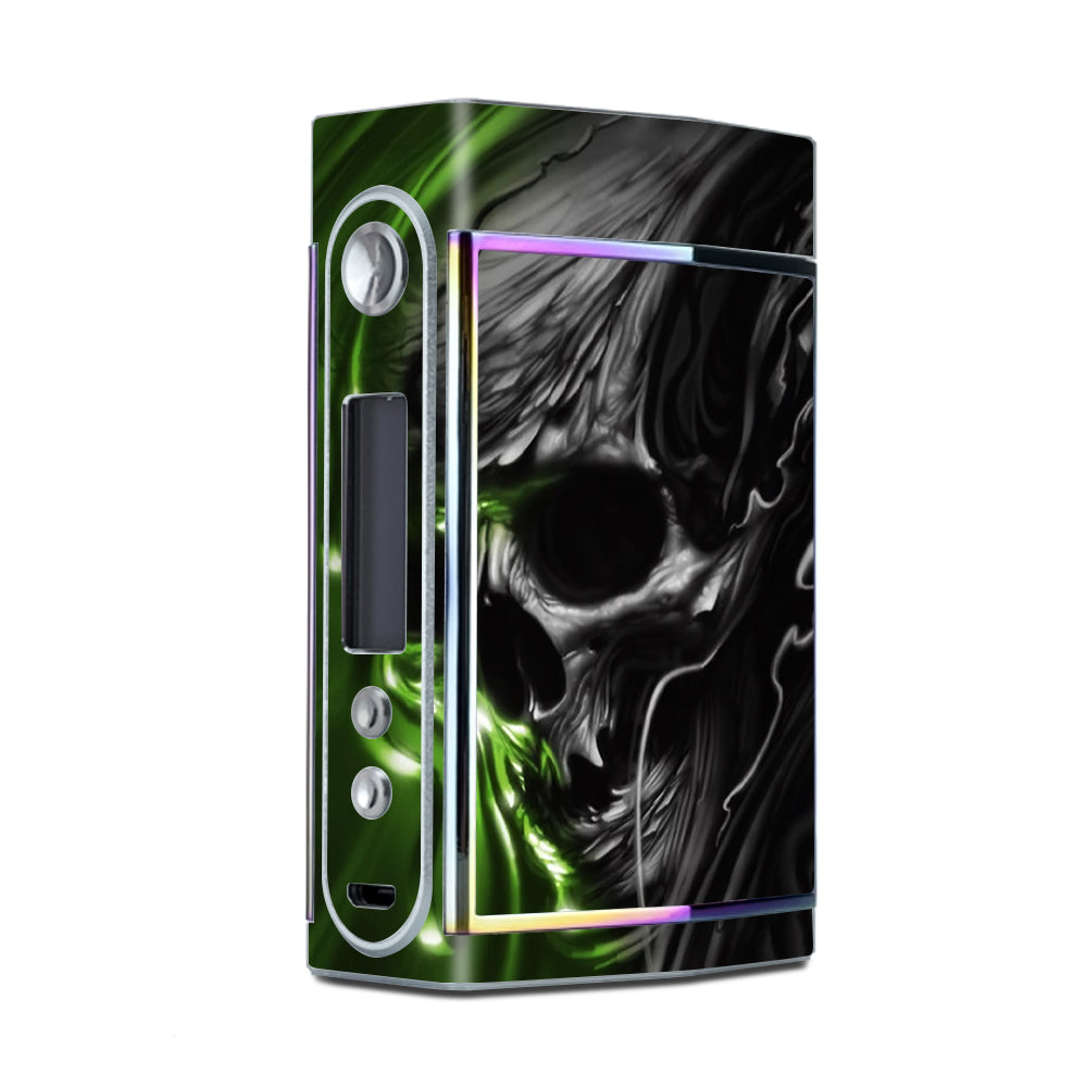  Dark Skull, Skeleton Neon Green Too VooPoo Skin