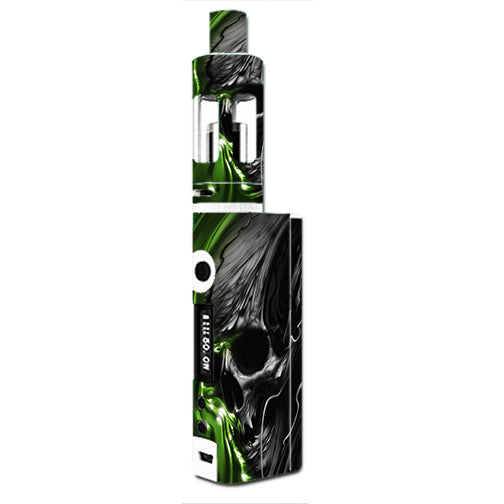  Dark Skull, Skeleton Neon Green Kangertech Subox Mini Skin