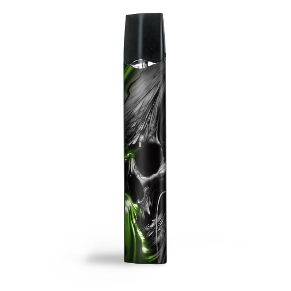  Dark Skull, Skeleton Neon Green Smok Infinix Ultra Portable Skin