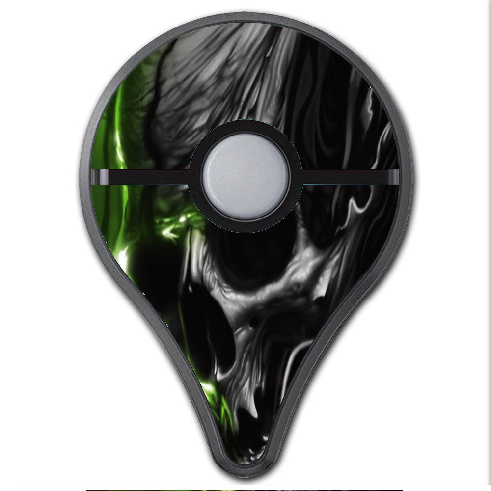  Dark Skull, Skeleton Neon Green Pokemon Go Plus Skin