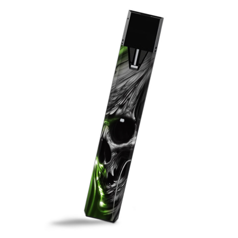  Dark Skull, Skeleton Neon Green Smok Fit Ultra Portable Skin