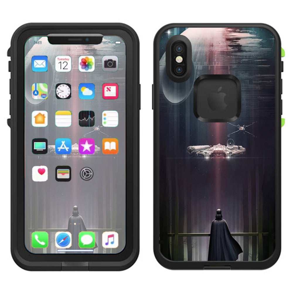 Darth At Death Star Lifeproof Fre Case iPhone X Skin