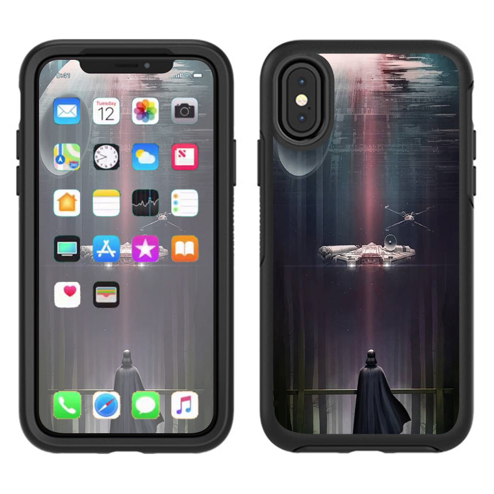  Darth At Death Star Otterbox Defender Apple iPhone X Skin
