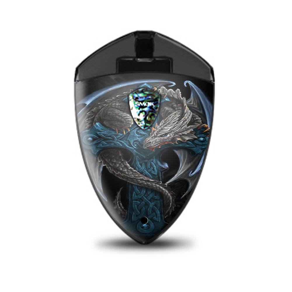  Dragon On Cross Smok Rolo Badge Skin