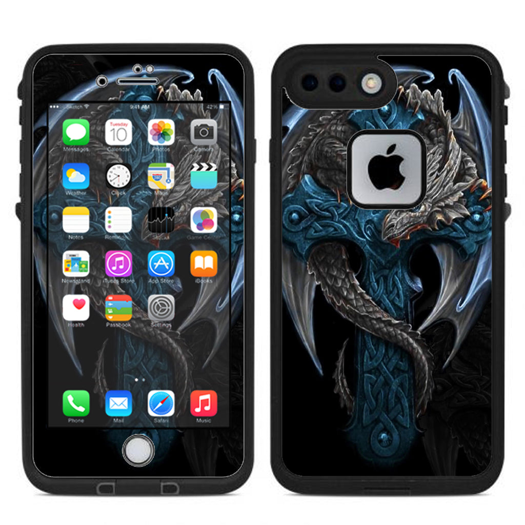  Dragon On Cross Lifeproof Fre iPhone 7 Plus or iPhone 8 Plus Skin