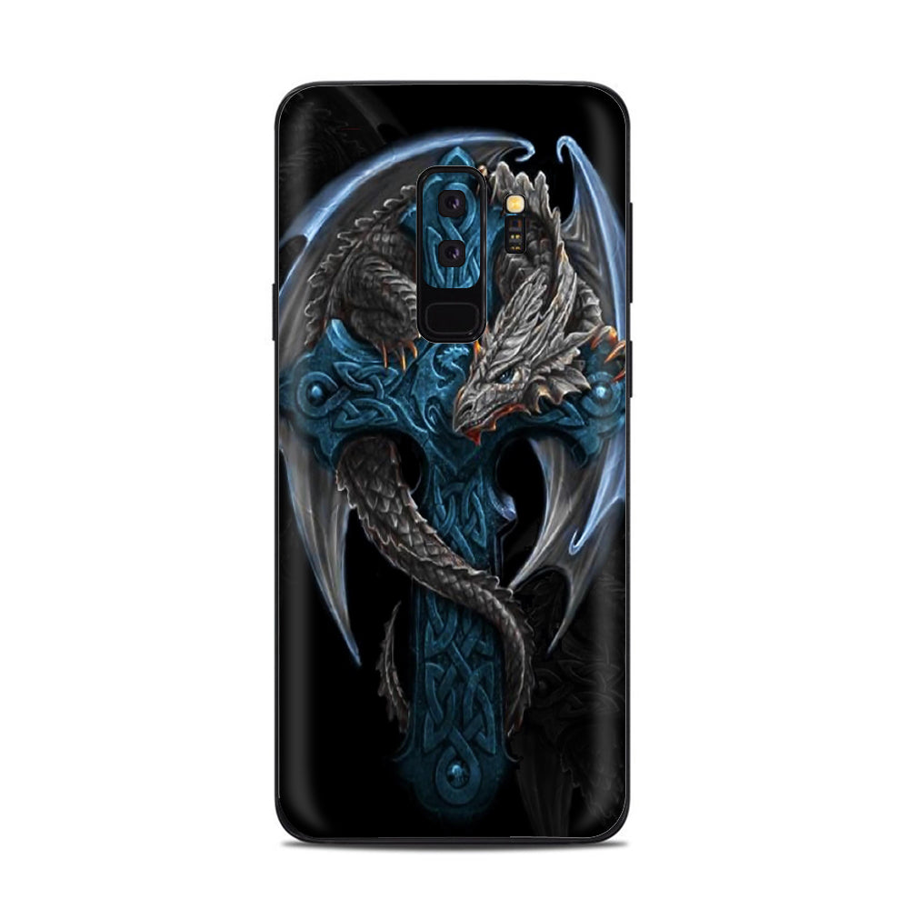  Dragon On Cross Samsung Galaxy S9 Plus Skin