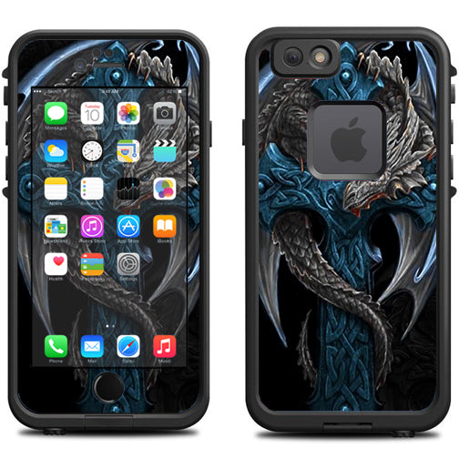  Dragon On Cross Lifeproof Fre iPhone 6 Skin